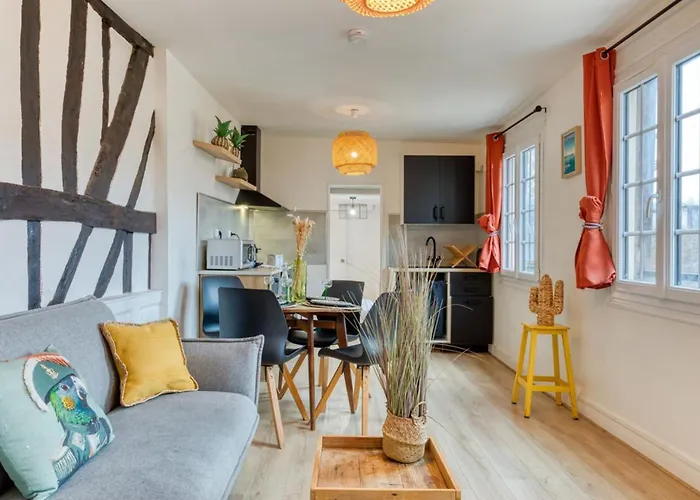 Apartment F2 Sur Cour Calme En Centre Rouen